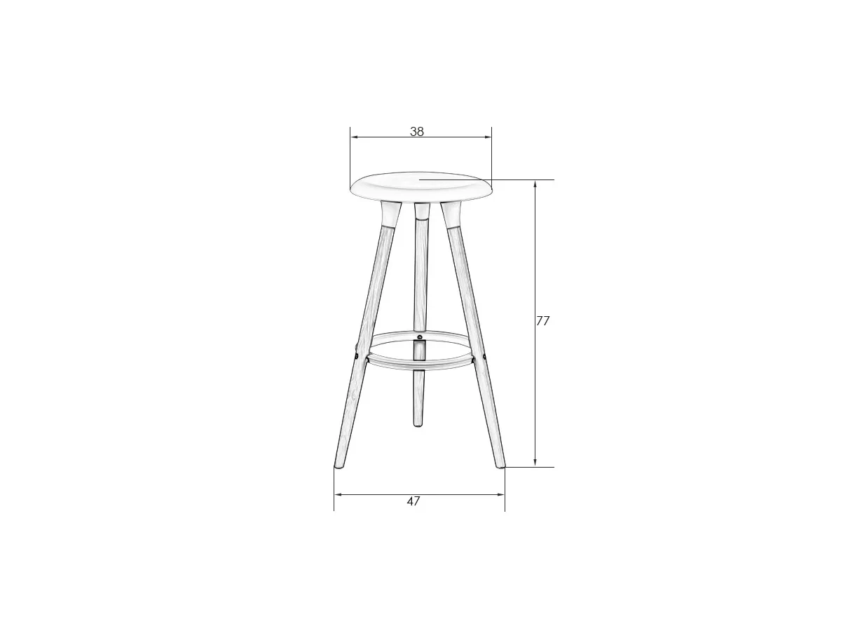 Табурет барный ROYCE 651148  - фото 7