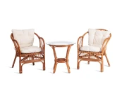 ТЕРРАСНЫЙ КОМПЛЕКТ " NEW BOGOTA " (2 кресла + стол) /с подушками/