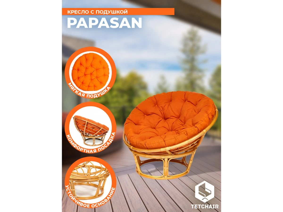 Кресло PAPASAN/ПАПАСАН 23/01 W  /с подушкой/ 967493  - фото 3