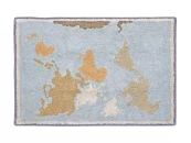 Стираемый ковер MINI Карта мира 70x100