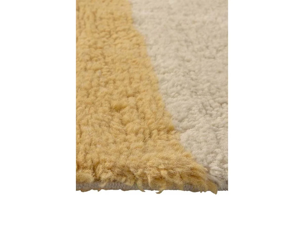 Шерстяной стираемый ковер дорожка Хром Коралловый 80x230 967616  - фото 4