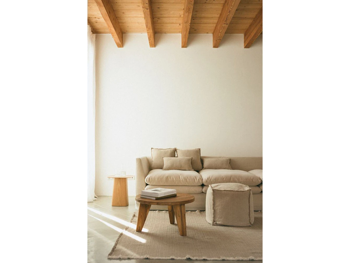 Подушка Этнос квадрат бежевый 45x45 967631  - фото 4