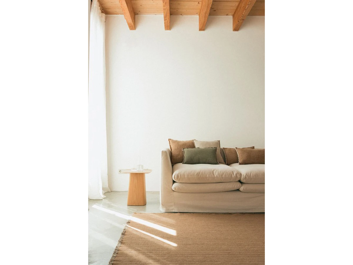 Подушка Этнос квадрат охра 45x45 967640  - фото 4