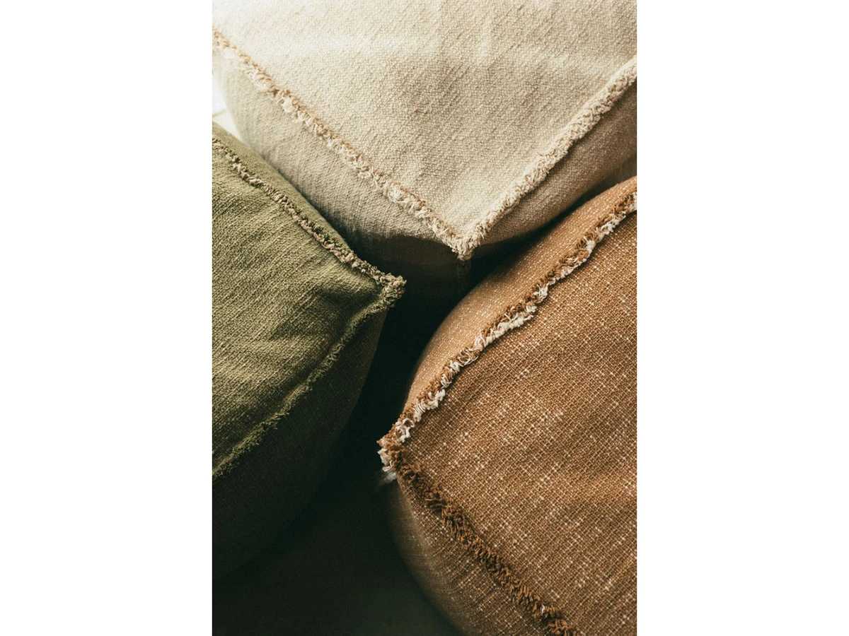 Подушка-пуф Этнос хаки  45x45x45 967671  - фото 3