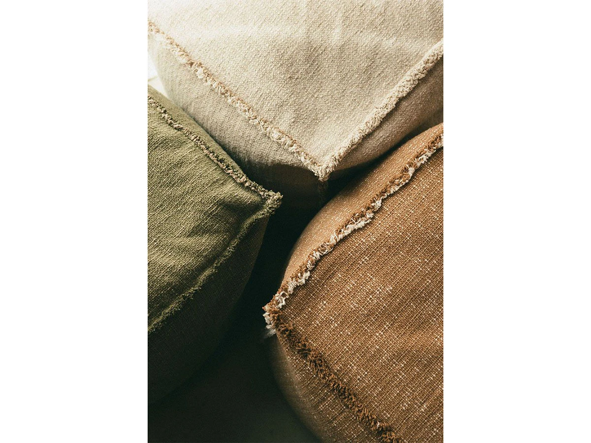 Подушка-пуф Этнос охра 45x45x45 967676  - фото 3