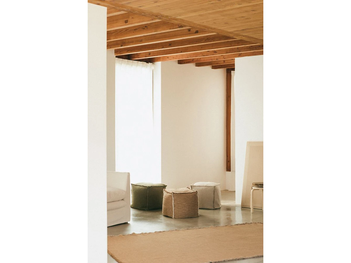 Подушка-пуф Этнос охра 45x45x45 967676  - фото 4