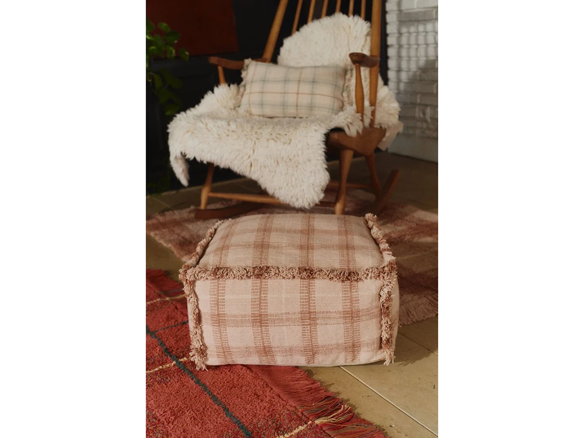 Подушка-пуф Этнос розовый 45x45x45 967679  - фото 5