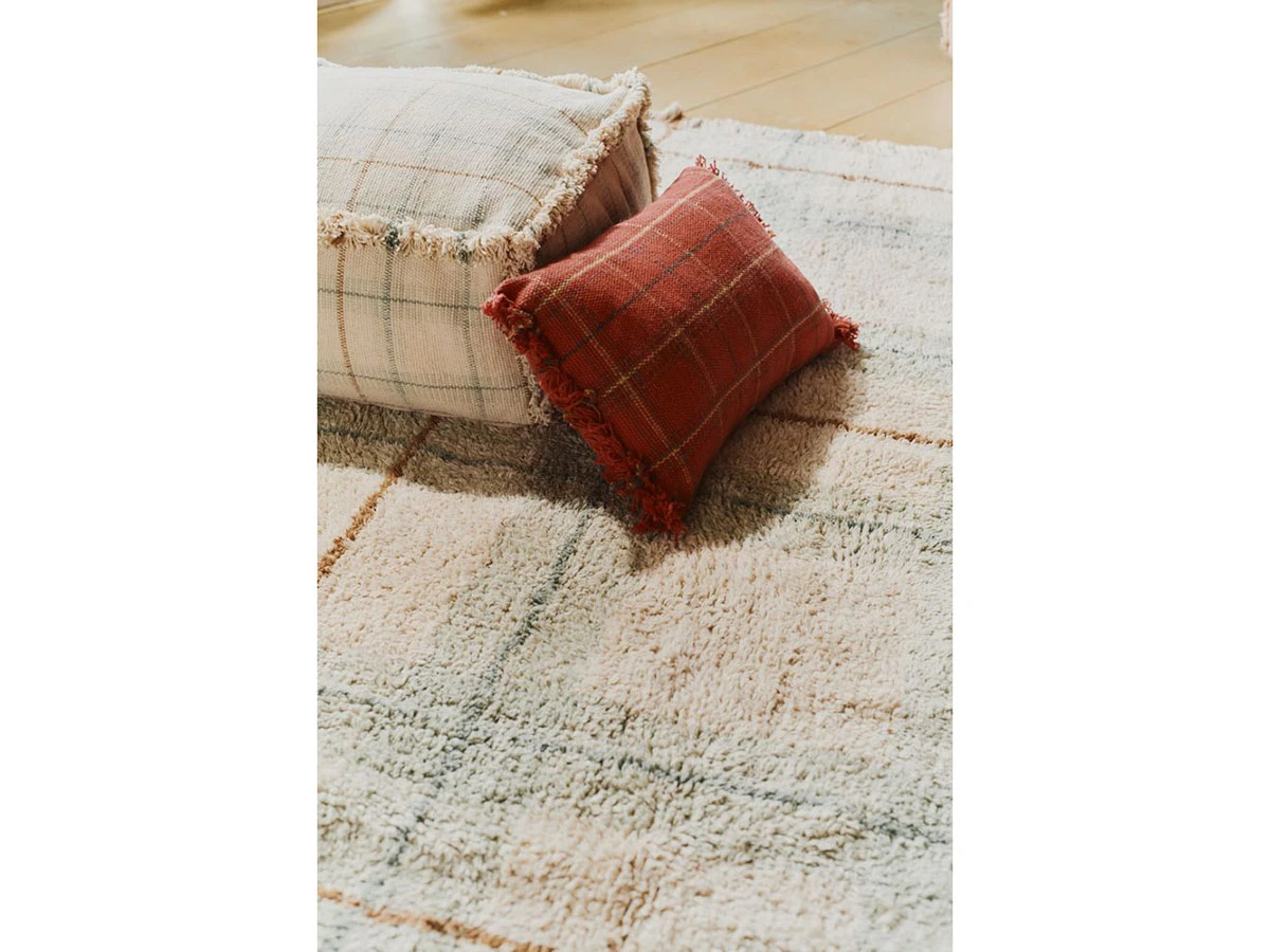 Подушка-пуф Этнос серо-голубой 45x45x45 967683  - фото 3