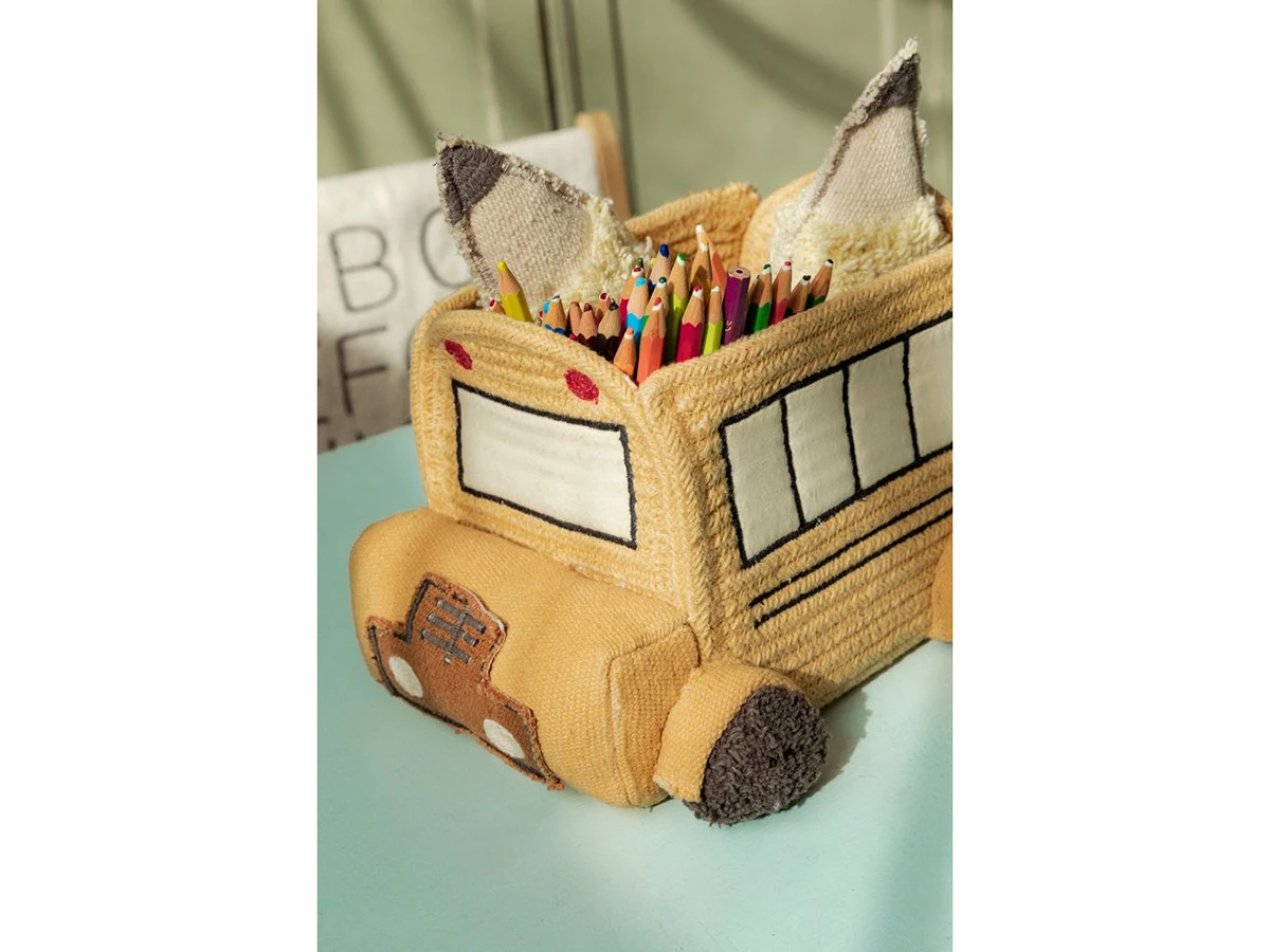 Корзина  Мини школьный автобус 22x19x15 967707