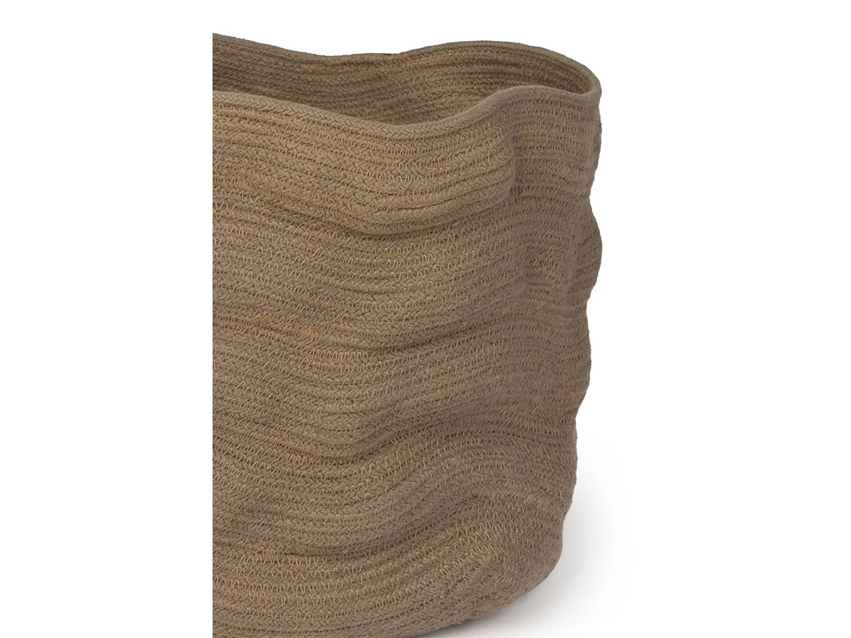 Корзина Точеный камень коричневая 30x25 967715  - фото 3