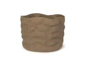 Корзина Точеный камень коричневая 30x25