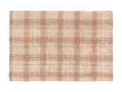 Ковер в клетку розовый 90x120