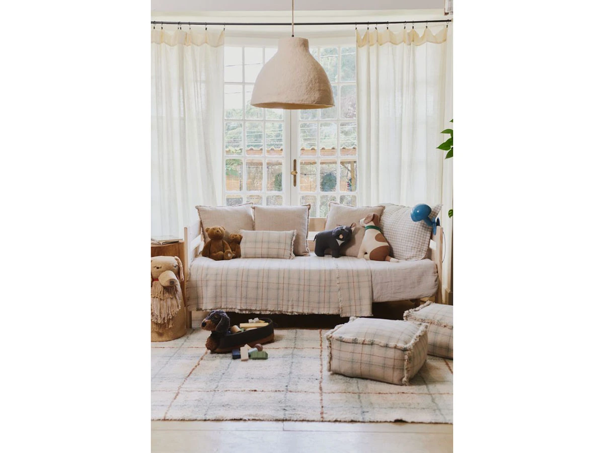 Ковер в клетку шафран/голубой 140x190 967733  - фото 3