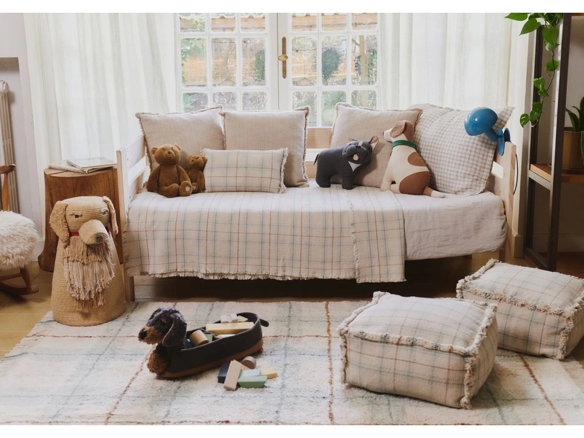 Ковер в клетку розовый 140x190 967735  - фото 6