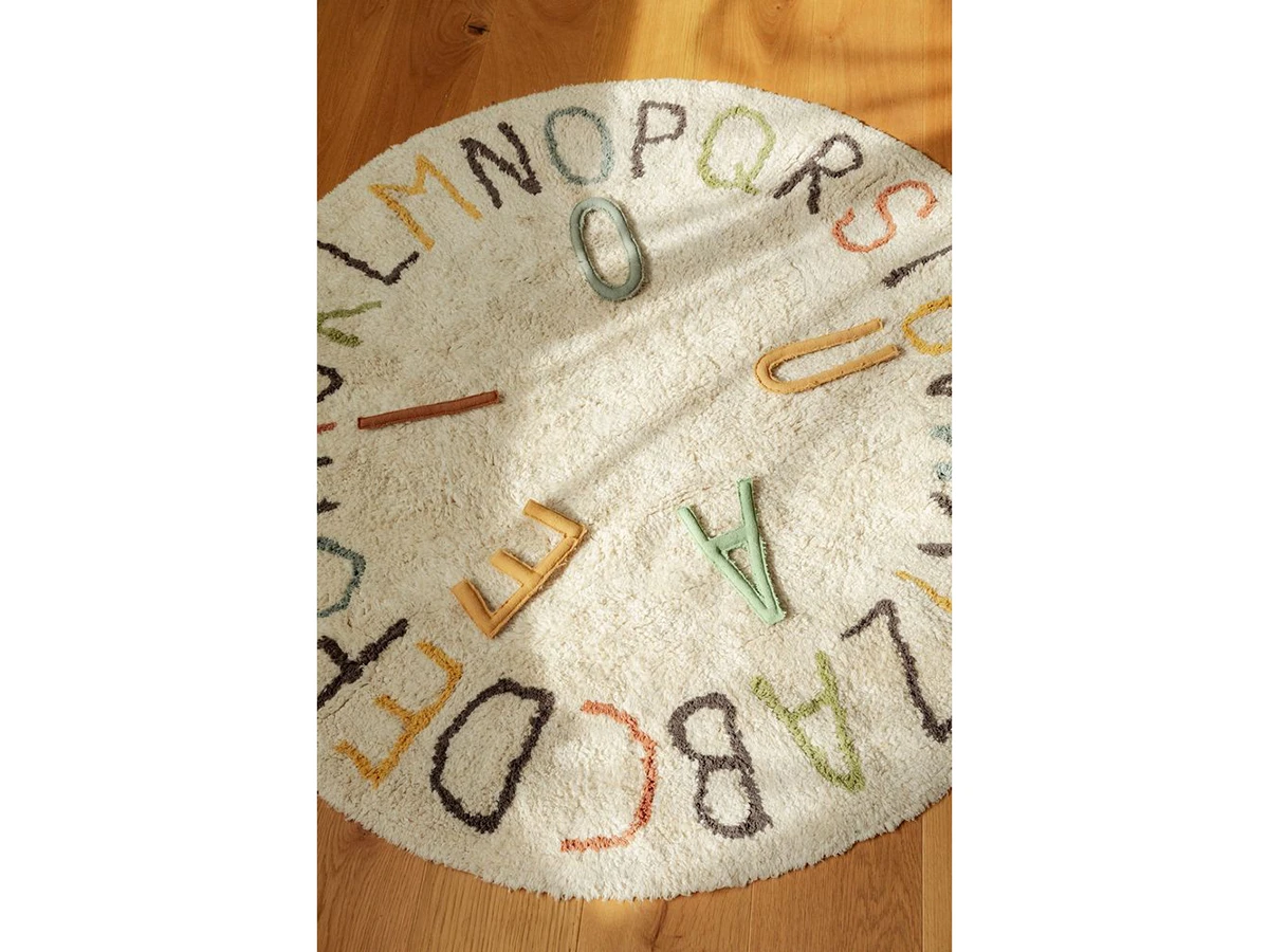 Ковер круглый Алфавит Round ABC (разноцветный) 120D 967739  - фото 5