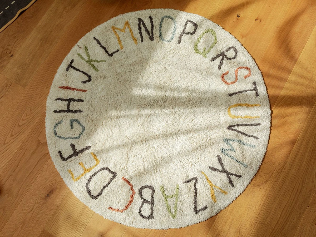 Ковер круглый Алфавит Round ABC (разноцветный) 120D 967739  - фото 8