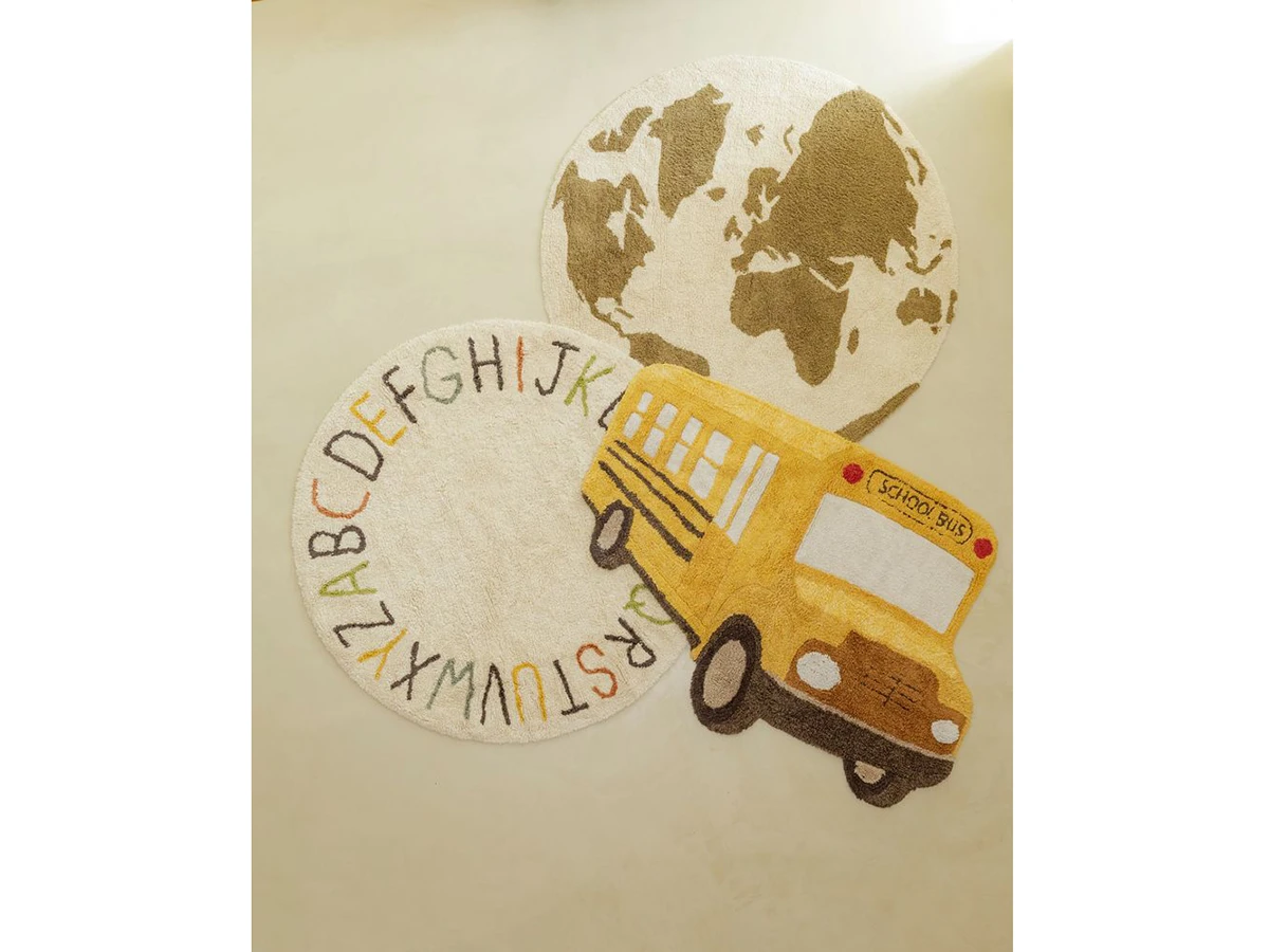 Ковер круглый Алфавит Round ABC (разноцветный) 120D 967739