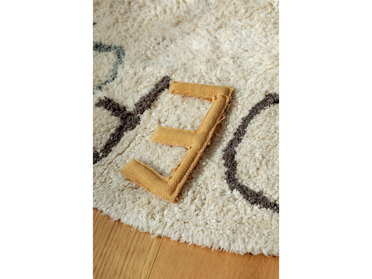 Ковер круглый Алфавит Round ABC (разноцветный) 120D 967739  - фото 9