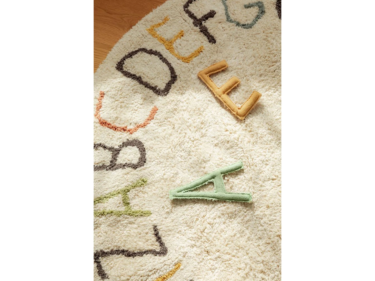 Ковер круглый Алфавит Round ABC (разноцветный) 120D 967739  - фото 4