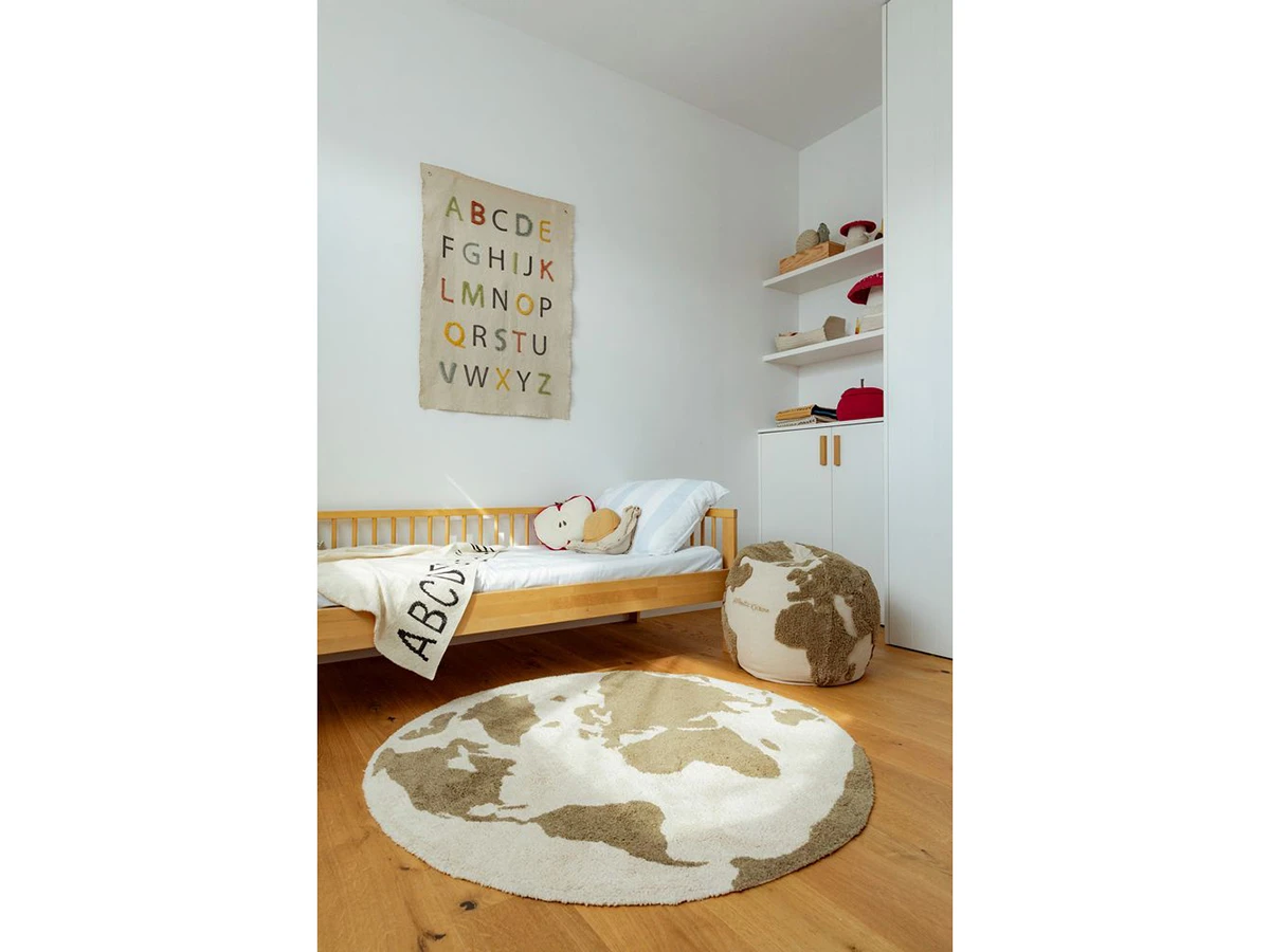 Ковер круглый Карта мира 120D 967741  - фото 5