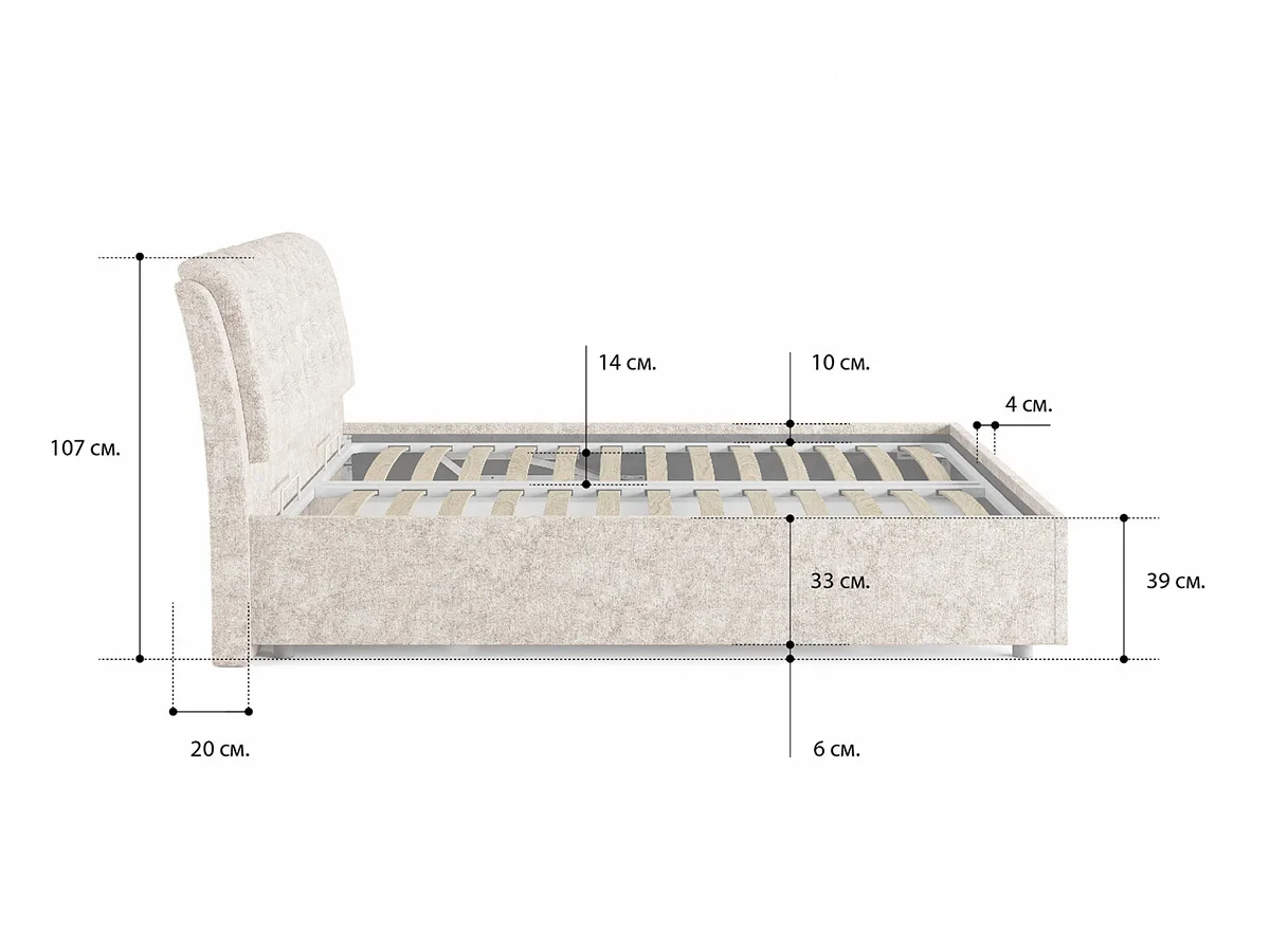 Кровать Olivia 651307  - фото 4