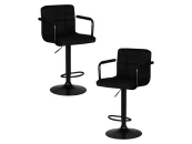 Стул барный KRUGER ARM BLACK(2 шт)