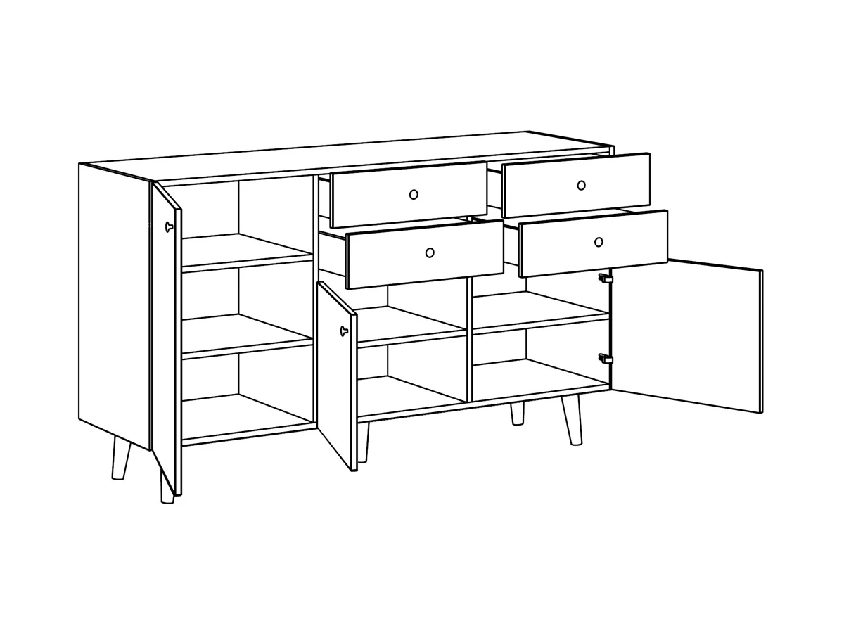 Сервант Frida 968838  - фото 5