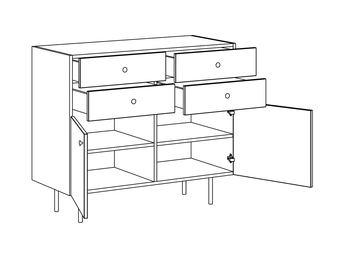 Сервант Frida 968896  - фото 5