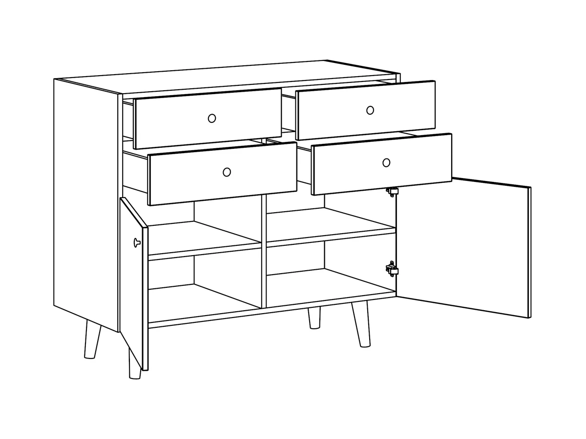 Сервант Frida 969007  - фото 5