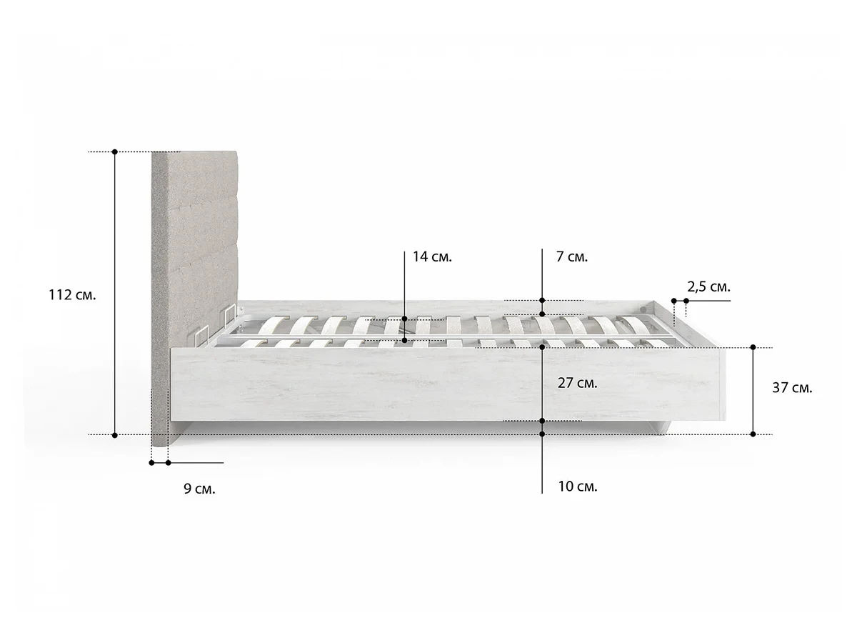 Кровать Luiza 651447  - фото 4