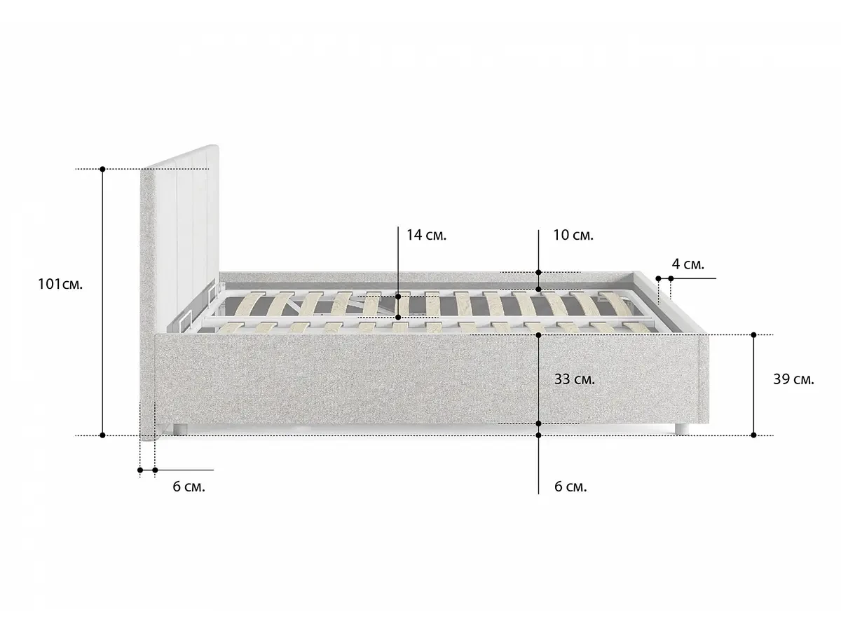 Кровать Prato 651498  - фото 3