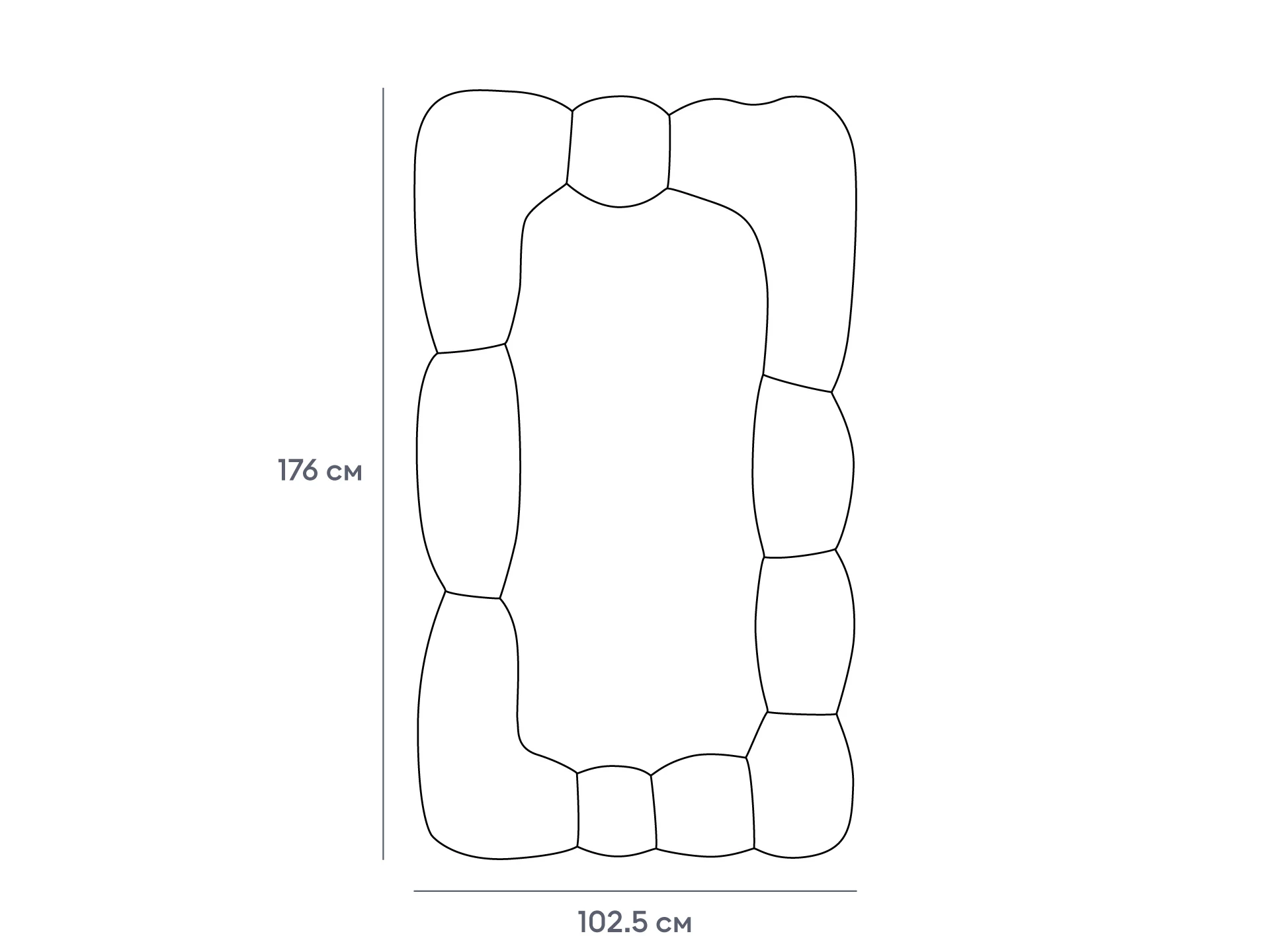 Зеркало подвесное Turi 969809  - фото 5