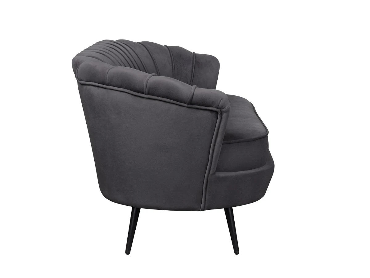 Диван ракушка для гостиниц Pearl Triple Black 970070  - фото 3