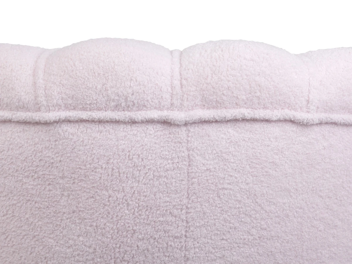 Низкое кресло ракушка Pearl Pink Boucle 970075  - фото 5