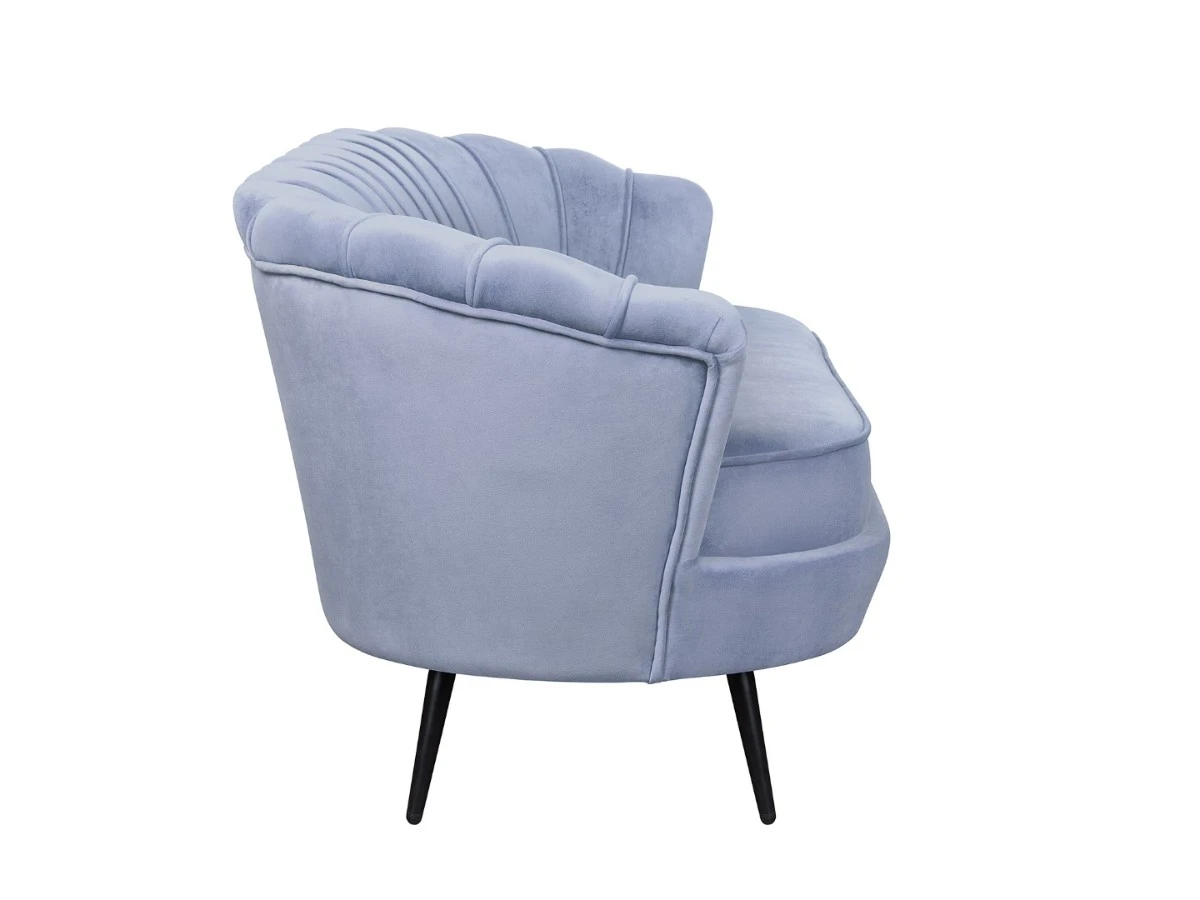 Диван ракушка для гостиниц Pearl Triple Blue 970086  - фото 3