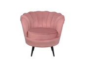 Низкое кресло ракушка Pearl Pink V3