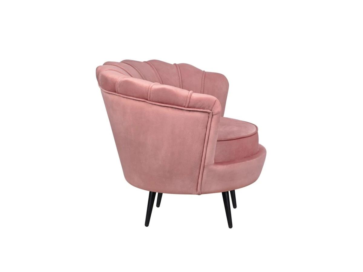 Низкое кресло ракушка Pearl Pink V3 970101  - фото 3
