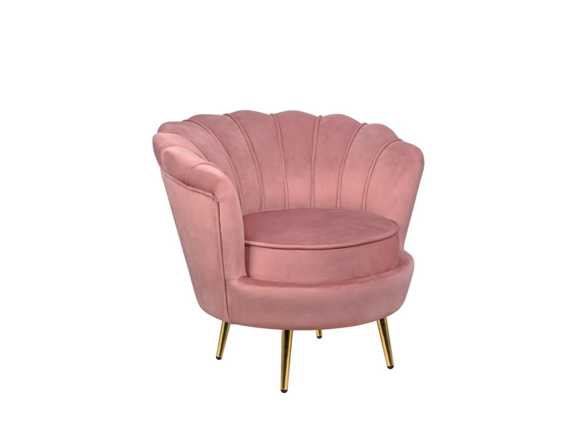 Низкое кресло ракушка Pearl Pink V3 970114