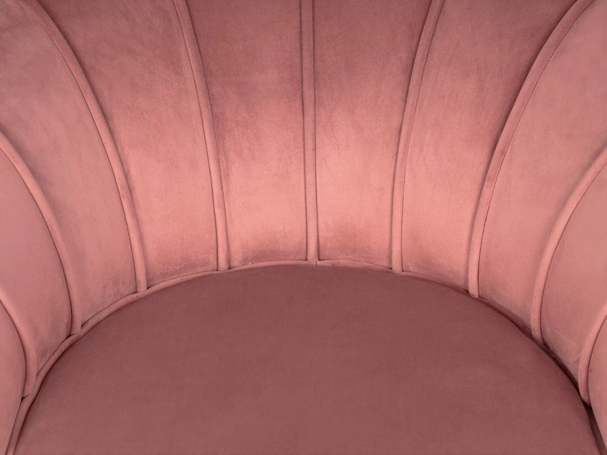 Низкое кресло ракушка Pearl Pink V3 970114  - фото 6