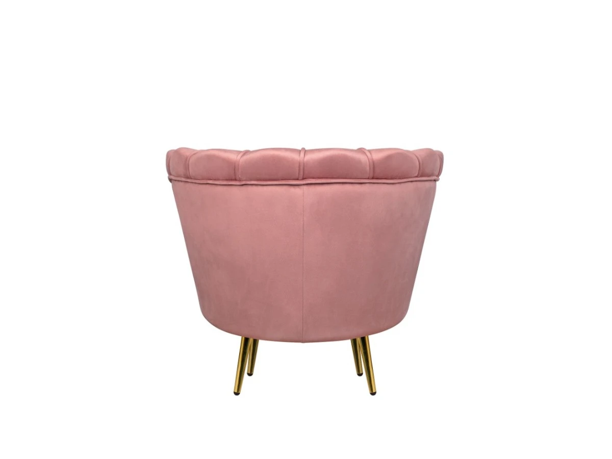 Низкое кресло ракушка Pearl Pink V3 970114  - фото 4