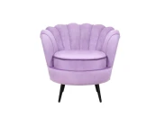 Низкое кресло ракушка Pearl Purple