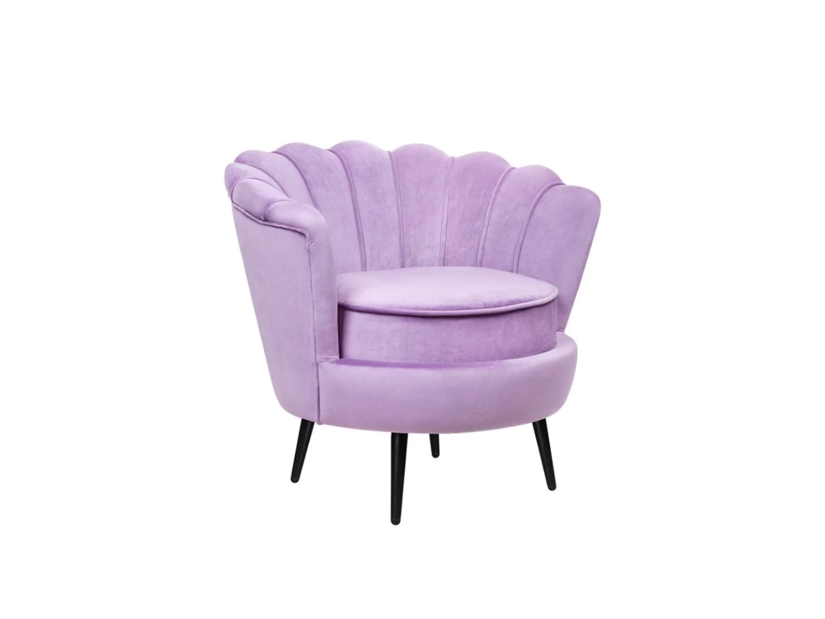 Низкое кресло ракушка Pearl Purple 970125