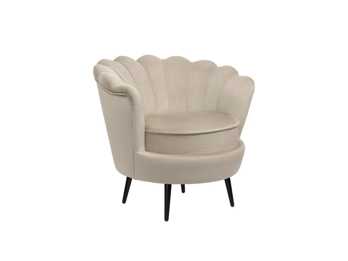 Низкое кресло ракушка Pearl Taupe 970148