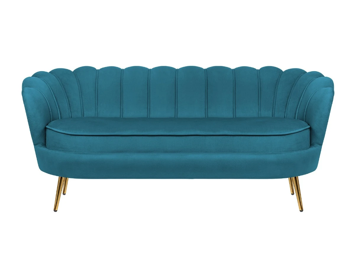 Диван ракушка для гостиниц Pearl Triple Marine Velvet 970164  - фото 1