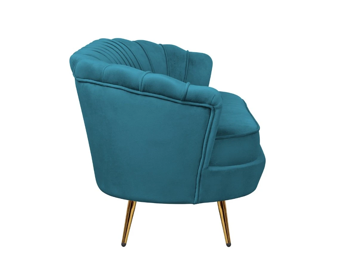 Диван ракушка для гостиниц Pearl Triple Marine Velvet 970164  - фото 3
