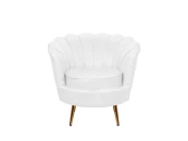 Низкое кресло ракушка Pearl White