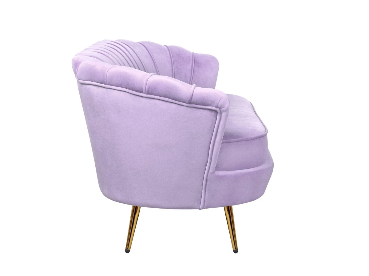 Диван ракушка для гостиниц Pearl Triple Purple 970187  - фото 3