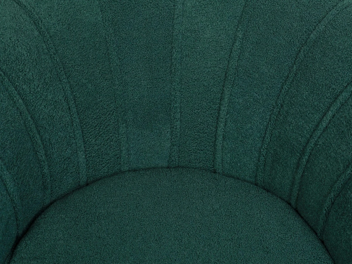 Низкое кресло ракушка Pearl зеленый Boucle 970194  - фото 6