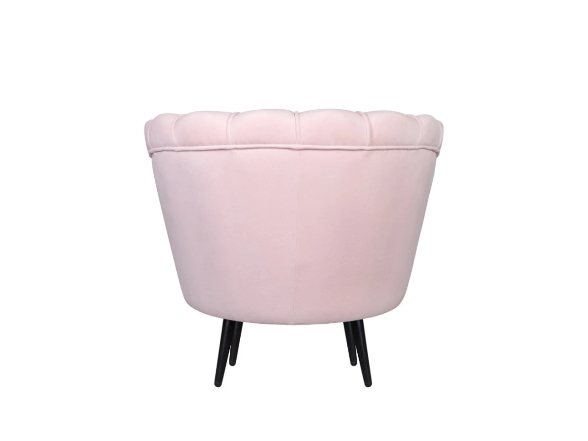 Низкое кресло ракушка Pearl розовый V2 970219  - фото 4