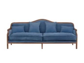 Диван с высокой спинкой Madesta Blue